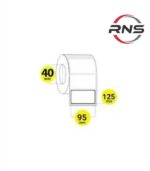 لیبل کاغذی 125×95 میلیمتر تک ردیف 500 عددی