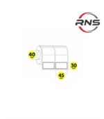 لیبل کاغذی 30×45 میلیمتر دو ردیف 4000 عددی - تصویر 4