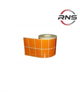 لیبل صدفی نارنجی (دیجی کالا) 51×34 میلیمتر دو ردیف